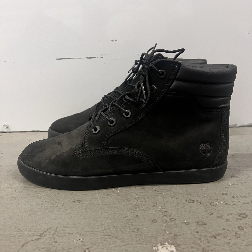 Timberland Dausette Sneaker Boots Womens Size 10‎ Black Leather Casual Shoes - Picture 4 of 9
